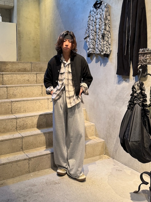 Toironier/トワロニエ/Opencollar Check Shirt