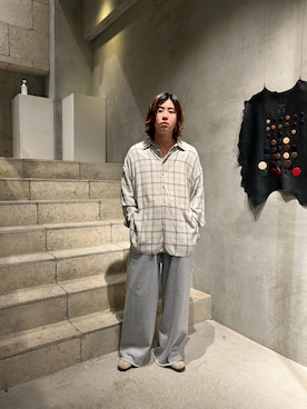 「GARDEN（ガーデン）のアイテム」を使った、林　啓介さん（メンズ・178cm）の秋コーディネート