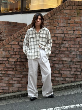 林 啓介さん(メンズ・178cm)の夏コーディネート