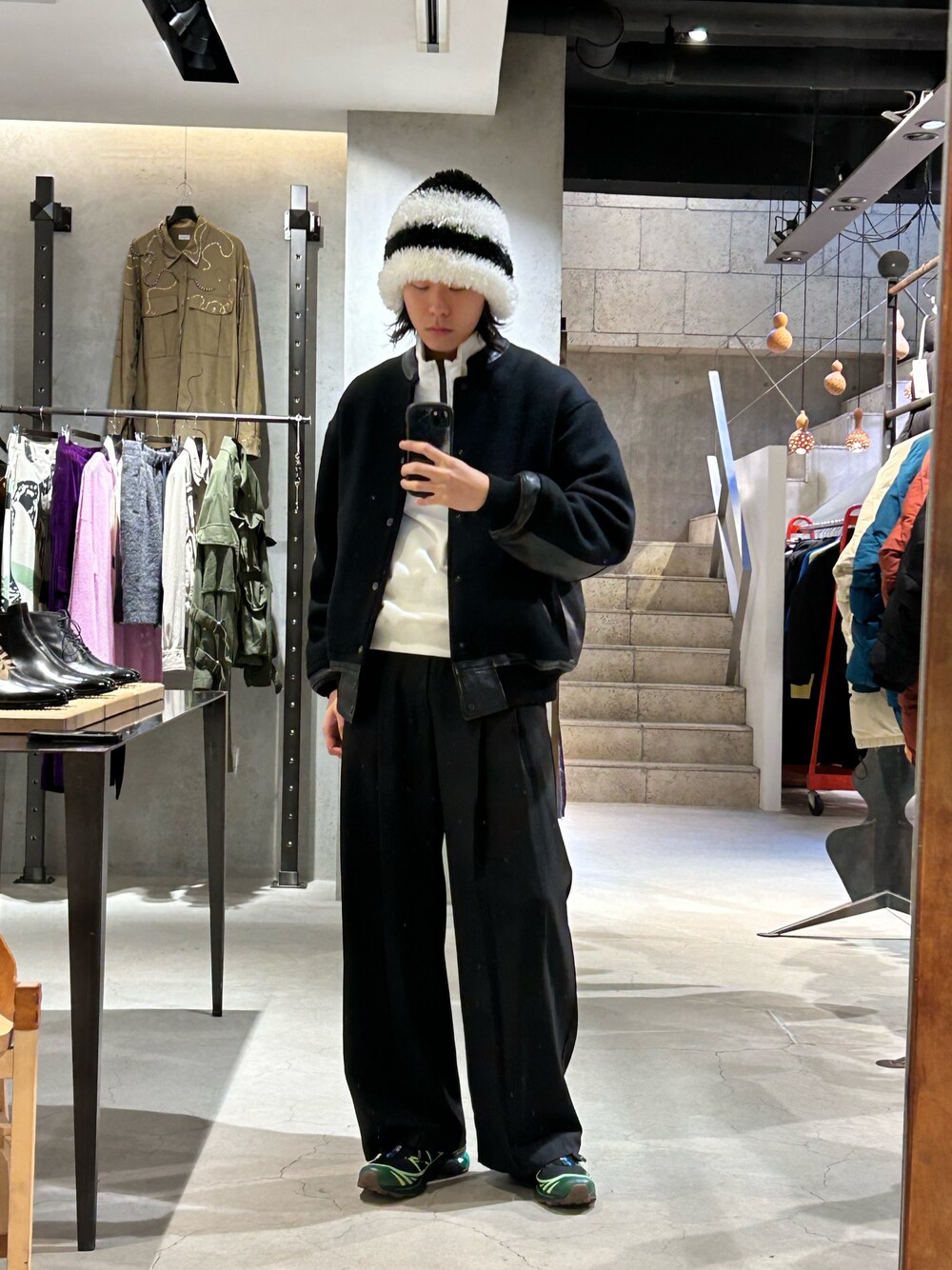 NICHOLAS DALEY(ニコラスデイリー) ネイビー キャスケット