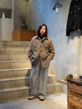 林　啓介さん（メンズ・178cm）の冬コーディネート