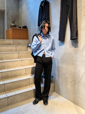 林　啓介さん（メンズ・178cm）の春コーディネート
