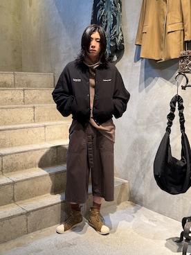 「アイテム（その他アウター）」を使った、林　啓介さん（メンズ・178cm・20代）の秋コーディネート