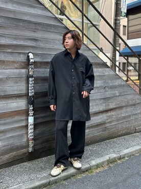 「GARDEN（ガーデン）のアイテム」を使った、林　啓介さん（メンズ・178cm）の秋コーディネート