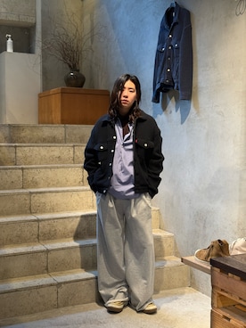 林 啓介さん(メンズ・178cm)の冬コーディネート