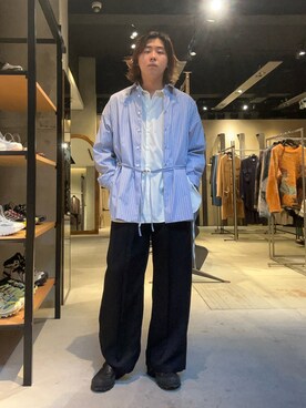 「GARDEN（ガーデン）のアイテム」を使った、林　啓介さん（メンズ・178cm）の秋コーディネート