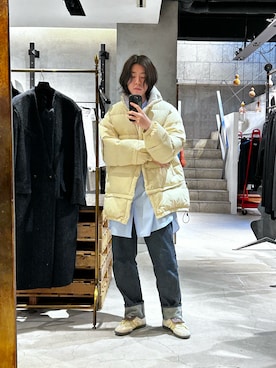 「GARDEN（ガーデン）のアイテム（ジャケット/アウター）」を使った、林　啓介さん（メンズ・178cm）の冬コーディネート