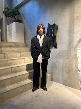 「GARDEN（ガーデン）のアイテム」を使った、林　啓介さん（メンズ・178cm）の冬コーディネート