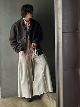 「LEMAIRE（ルメール）のアイテム」を使った、林　啓介さん（メンズ・178cm）の春コーディネート