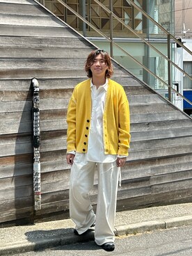 「GARDEN（ガーデン）のアイテム」を使った、林　啓介さん（メンズ・178cm）の夏コーディネート