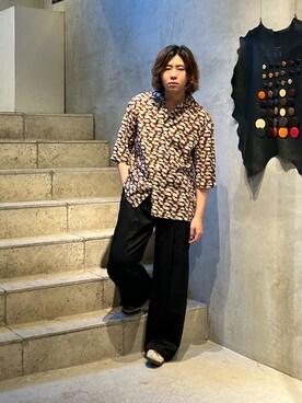 「GARDEN（ガーデン）のアイテム」を使った、林　啓介さん（メンズ・178cm）の夏コーディネート