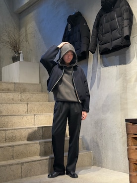 林　啓介さん（メンズ・178cm）の秋コーディネート