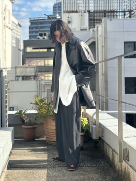 「GARDEN（ガーデン）のアイテム（ジャケット/アウター）」を使った、林　啓介さん（メンズ・178cm）の冬コーディネート