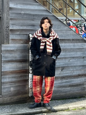 「GARDEN（ガーデン）のアイテム」を使った、林　啓介さん（メンズ・178cm）の秋コーディネート