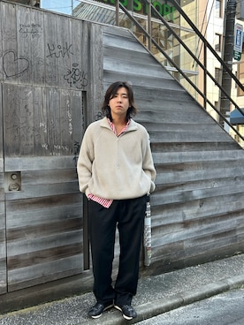 「GARDEN（ガーデン）のアイテム」を使った、林　啓介さん（メンズ・178cm）の秋コーディネート