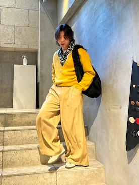 「GARDEN（ガーデン）のアイテム」を使った、林　啓介さん（メンズ・178cm）の冬コーディネート