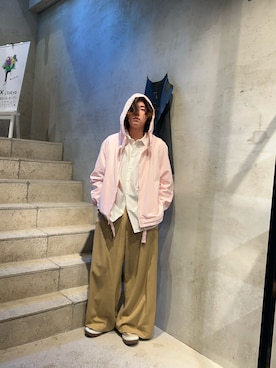 「GARDEN（ガーデン）のアイテム」を使った、林　啓介さん（メンズ・178cm）の冬コーディネート