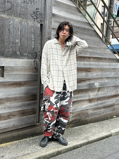 Toironier/トワロニエ/CHECK LOOSE SHIRT