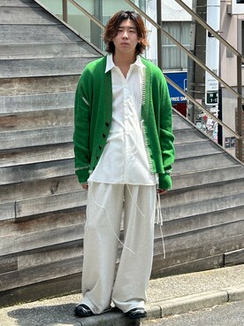 「GARDEN（ガーデン）のアイテム」を使った、林　啓介さん（メンズ・178cm）の夏コーディネート