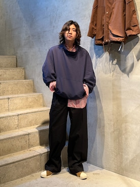 「KIKO KOSTADINOV（キコ コスタディノフ）のアイテム（パンツ）」を使った、林　啓介さん（メンズ・178cm）の夏コーディネート