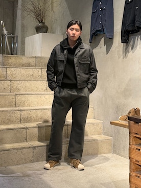 「アイテム（その他アウター）」を使った、林　啓介さん（メンズ・178cm・20代）の冬コーディネート