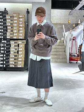 「JAQUEMUS（ジャックムス）のアイテム」を使った、林　啓介さん（メンズ・178cm）の春コーディネート