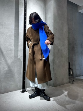 「SHINYAKOZUKA（シンヤコヅカ）のアイテム」を使った、林　啓介さん（メンズ・178cm）の冬コーディネート