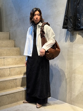 GARDEN（ガーデン）の「YOKE/ヨーク/VELVET FRONT ZIP VEST