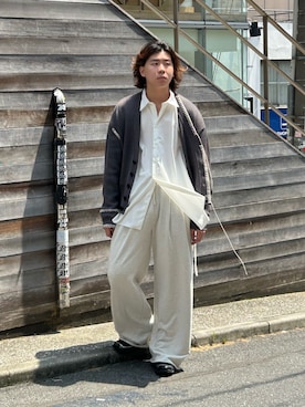 「GARDEN（ガーデン）のアイテム」を使った、林　啓介さん（メンズ・178cm）の夏コーディネート