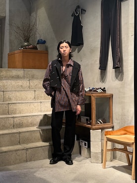 林　啓介さん（メンズ・178cm）の夏コーディネート