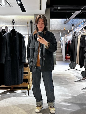 「GARDEN（ガーデン）のアイテム（ジャケット/アウター）」を使った、林　啓介さん（メンズ・178cm）の秋コーディネート