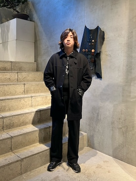 「GARDEN（ガーデン）のアイテム」を使った、林　啓介さん（メンズ・178cm）の冬コーディネート