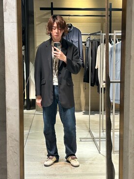 「GARDEN（ガーデン）のアイテム」を使った、林　啓介さん（メンズ・178cm）の春コーディネート