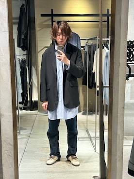 「GARDEN（ガーデン）のアイテム」を使った、林　啓介さん（メンズ・178cm）の春コーディネート