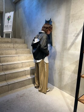 「GARDEN（ガーデン）のアイテム」を使った、林　啓介さん（メンズ・178cm）の冬コーディネート