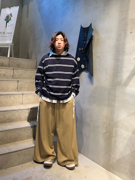 「GARDEN（ガーデン）のアイテム」を使った、林　啓介さん（メンズ・178cm）の冬コーディネート