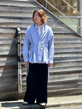 「GARDEN（ガーデン）のアイテム」を使った、林　啓介さん（メンズ・178cm）の夏コーディネート