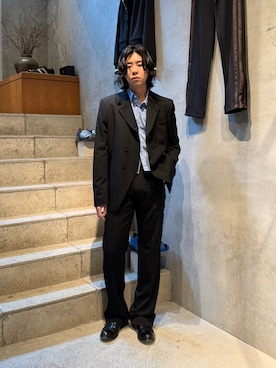 林　啓介さん（メンズ・178cm）の春コーディネート
