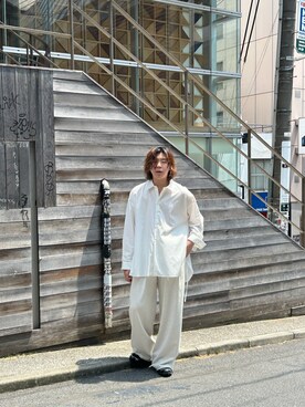 「GARDEN（ガーデン）のアイテム」を使った、林　啓介さん（メンズ・178cm）の秋コーディネート