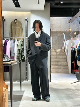 「GARDEN（ガーデン）のアイテム（ジャケット/アウター）」を使った、林　啓介さん（メンズ・178cm）の秋コーディネート