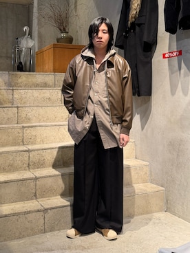 林　啓介さん（メンズ・178cm）の春コーディネート