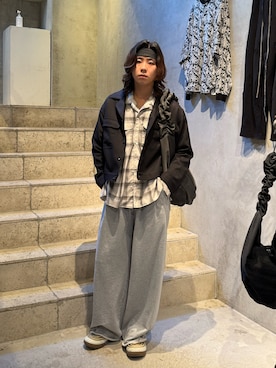 「Toironier（トワロニエ）のToironier/トワロニエ/STA-P G-Jacket（ブルゾン）」を使った、林　啓介さん（メンズ・178cm・20代）の夏コーディネート