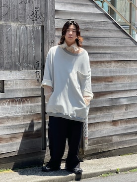 「KIKO KOSTADINOV（キコ コスタディノフ）のアイテム（パンツ）」を使った、林　啓介さん（メンズ・178cm）の春コーディネート