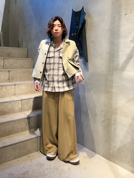 「GARDEN（ガーデン）のアイテム」を使った、林　啓介さん（メンズ・178cm）の冬コーディネート