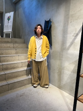 「GARDEN（ガーデン）のアイテム」を使った、林　啓介さん（メンズ・178cm）の冬コーディネート