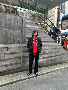 「GARDEN（ガーデン）のアイテム」を使った、林　啓介さん（メンズ・178cm）の冬コーディネート