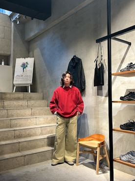 「GARDEN（ガーデン）のアイテム」を使った、林　啓介さん（メンズ・178cm）の春コーディネート