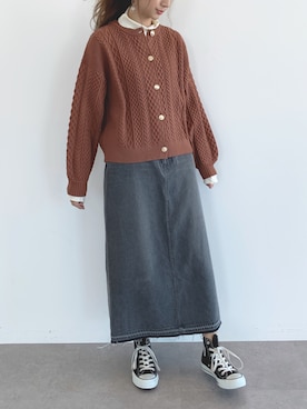 くろさんさん（レディース・163cm）の秋コーディネート