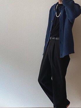 「リドム」｜「アイテム（アクセサリー）」を使った、cocoさん（メンズ・171cm）の秋コーディネート