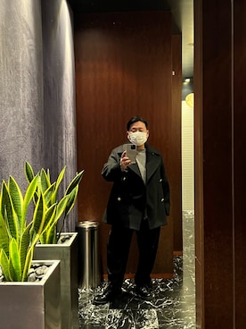 JIL SANDER(ジルサンダー)のピーコートを使った人気ファッション